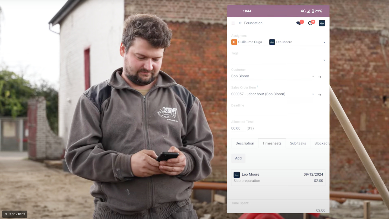 Odoo ERP bouwbedrijven - Eezee-it