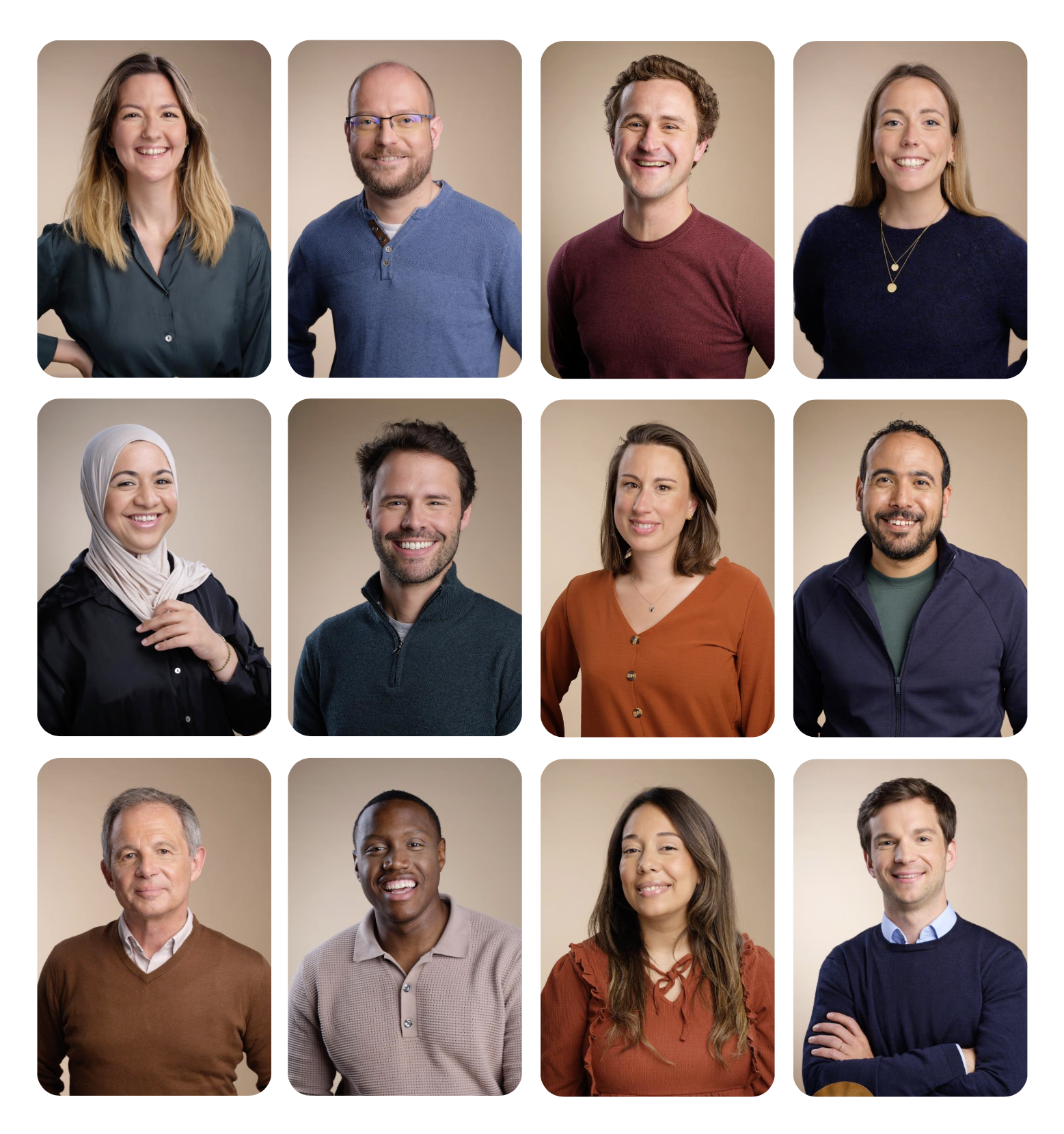 Portraits of Odoo experts ready to support food businesses