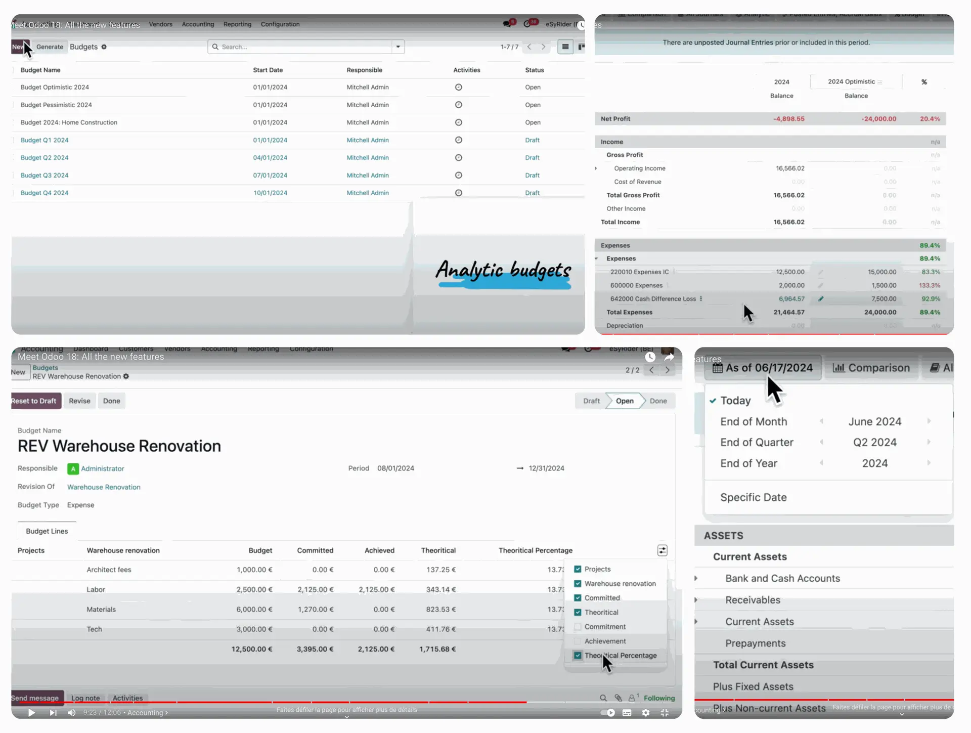 Fonctionnalités comptables avancées
