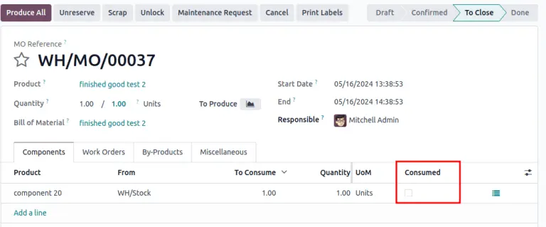 The multi-BOM and variant management dashboard helps optimize production and product configuration.